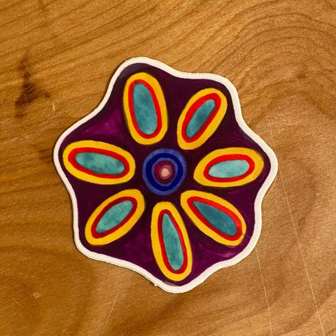 Sticker - Purple Flower