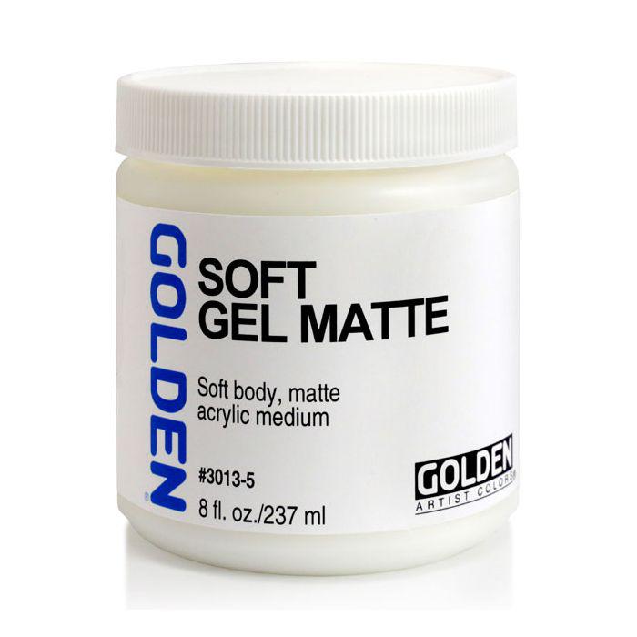 Medium - Soft Gel Matte 8oz GOLDEN