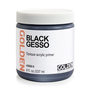 Gesso- Black Golden 8oz