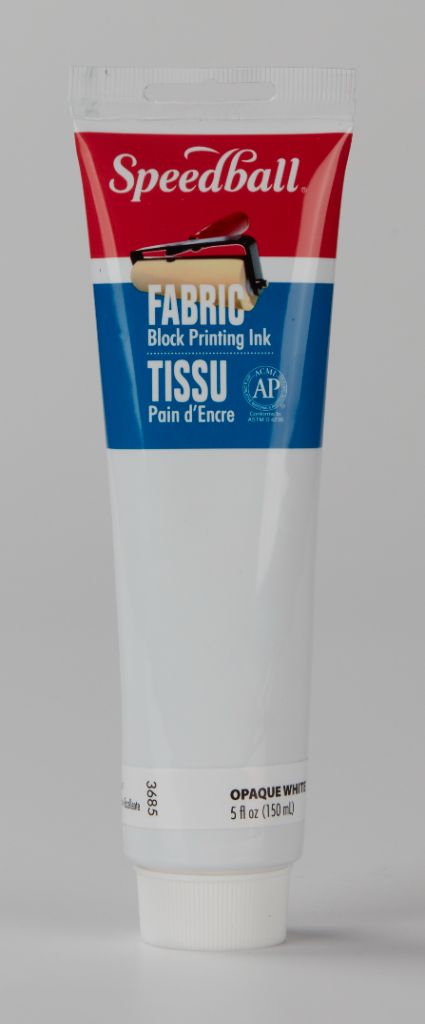 Block Ink (Fabric) - White 150ml
