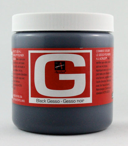 Gesso- Black Acrilex 8oz