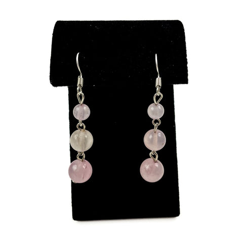 Rose Quartz Earrings