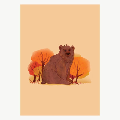 Card - Brown Bear