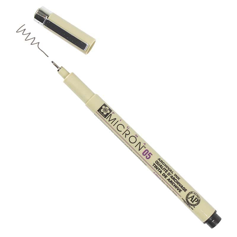 Pen - Micron black .05