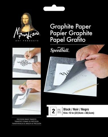 Paper - Transfer (Graphite) Black 9x12