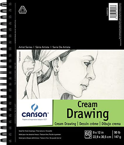 Sketchbook - Canson Cream 9x12 (Sidewire)
