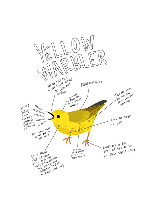 Print-Yellow Warbler