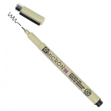 Pen - Micron black .08