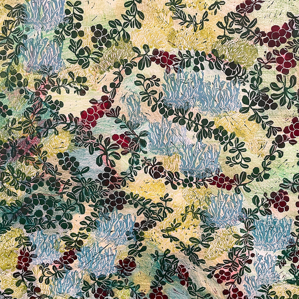 Cranberries and Lichen