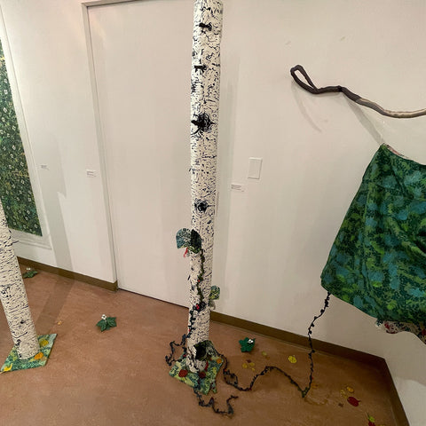 Cranberry and Lichen Tree