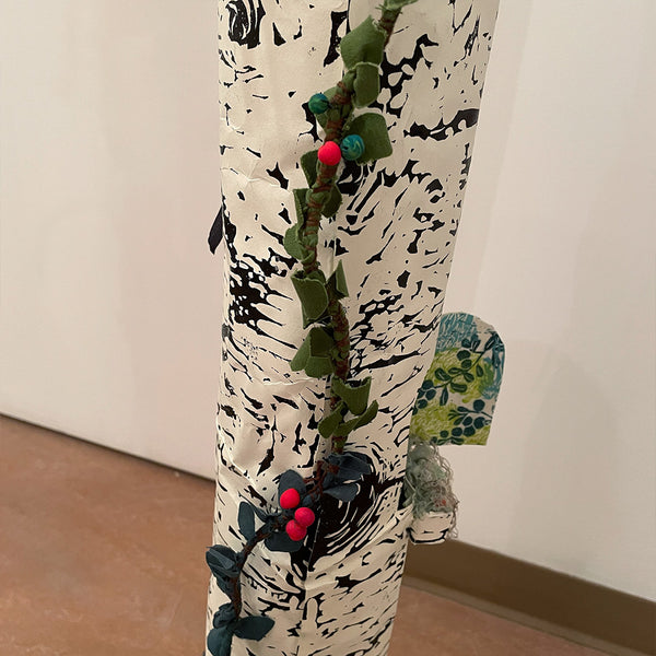 Cranberry and Lichen Tree