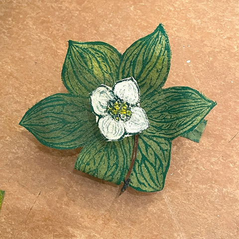 Dwarf Dogwood with Pine Needles