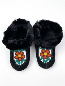 Girls Beaded Slippers - Size 6