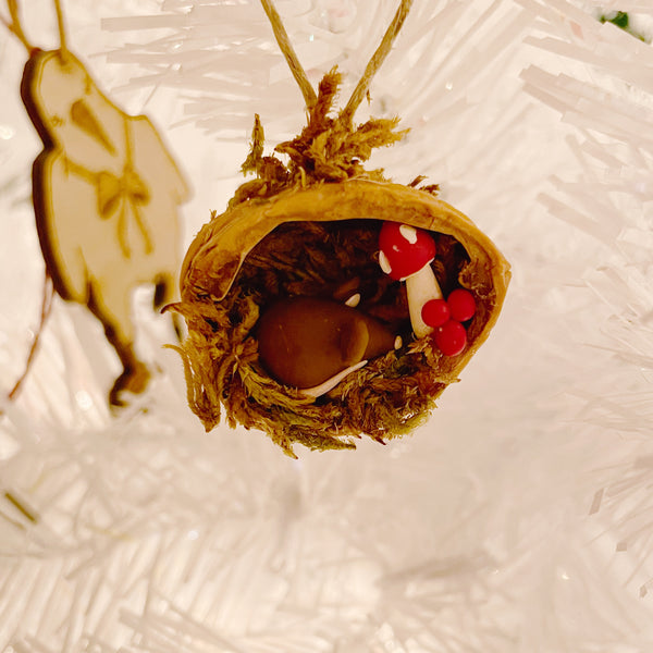 Walnut Ornament