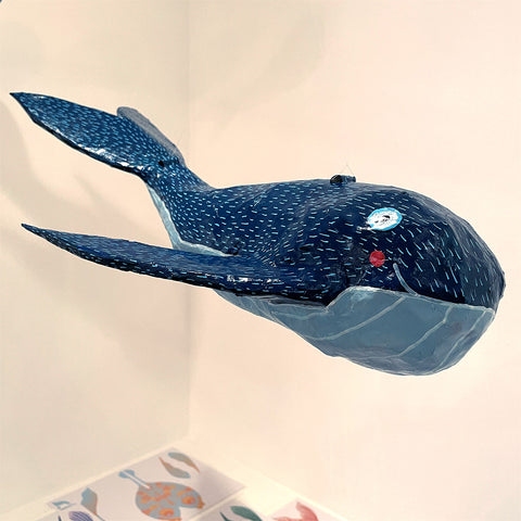 Paper Mâché Whales - Large