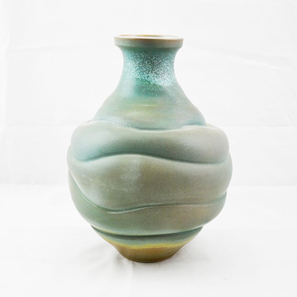 Vase Form Altered Turquoise