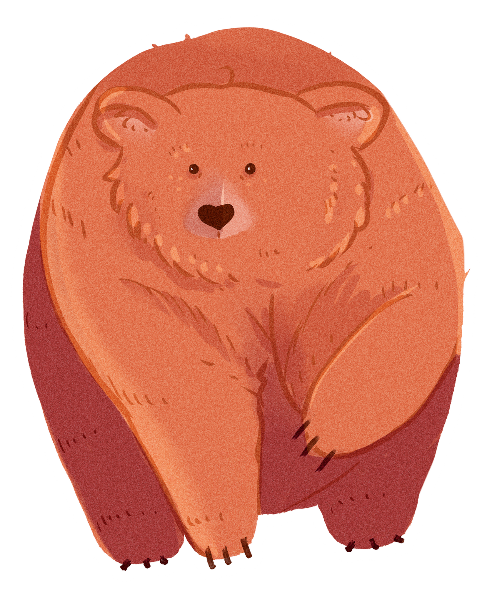 Brown Bear Sticker