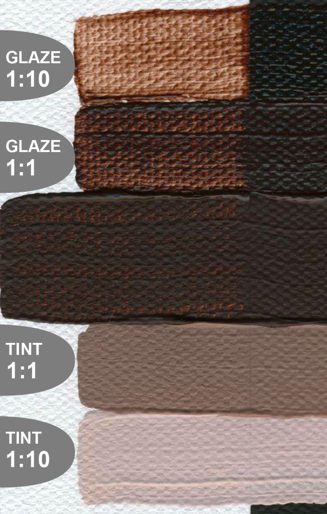 Acryl - Burnt Umber GOLDEN