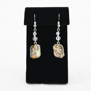 Earrings - Resin and Abalone