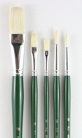 Brush - Set/5 Oil & Acrylic