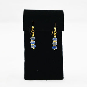 Earrings - Denim Lapis