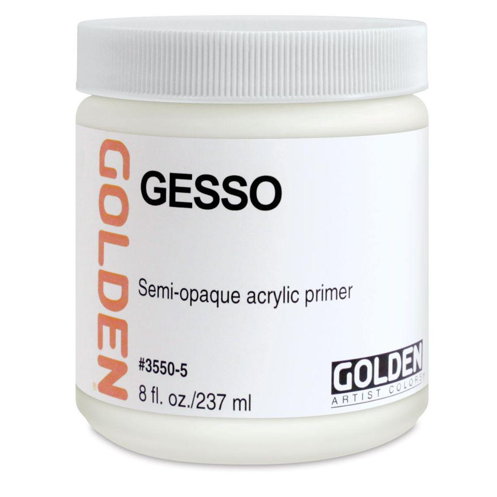 Gesso- White Golden 8oz