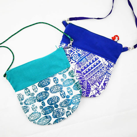 Hand Printed Fabric Bag