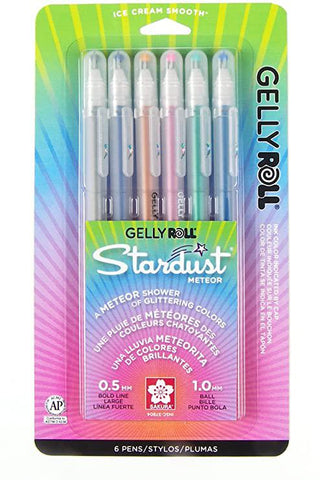 Pen - Gelly Roll Stardust Set/6